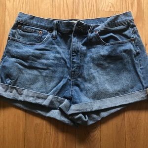 Madewell jean shorts